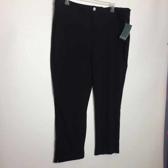 Lyssé Black Dress Pants 3X NWT Stretchy Workwear - Picture 6 of 10